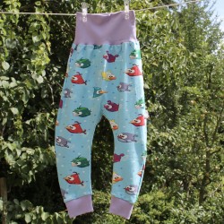 Tepláky ANGRY BIRDS FIALOVÁ