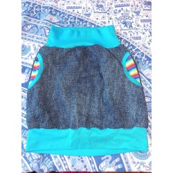 Sukně dámská TYRKYSOVÁ S...