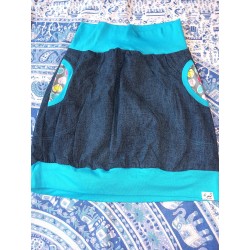 Sukně dámská TYRKYSOVÁ S...